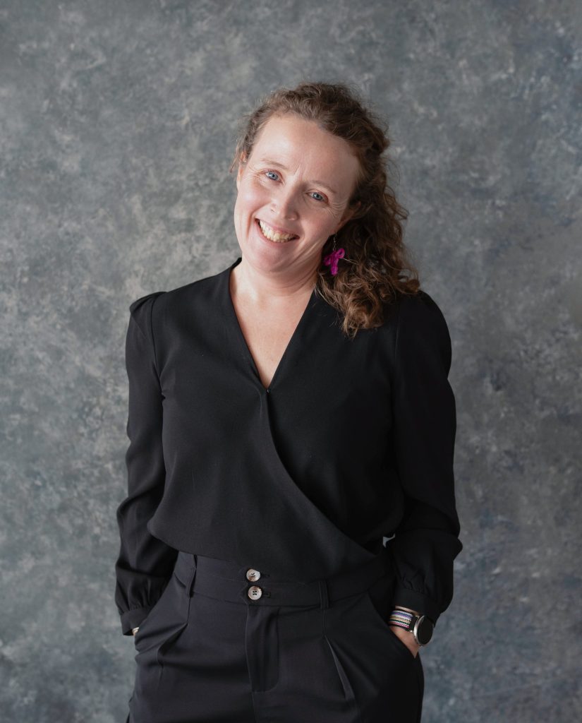 Kate Stormfield smiling outdoors