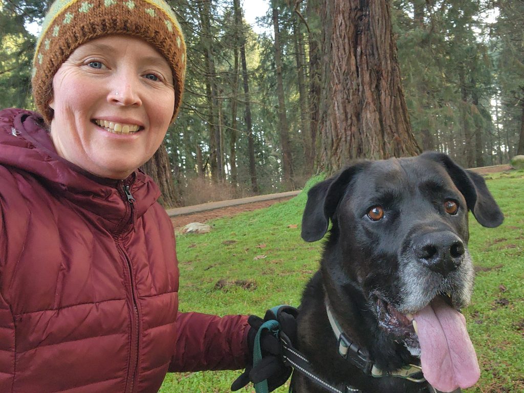 Kate with Oso
